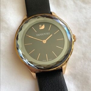 Swarovski watch, like new, black